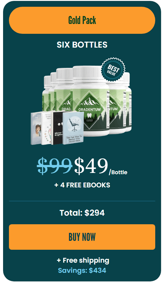 Order Oradentum 6 Bottle
